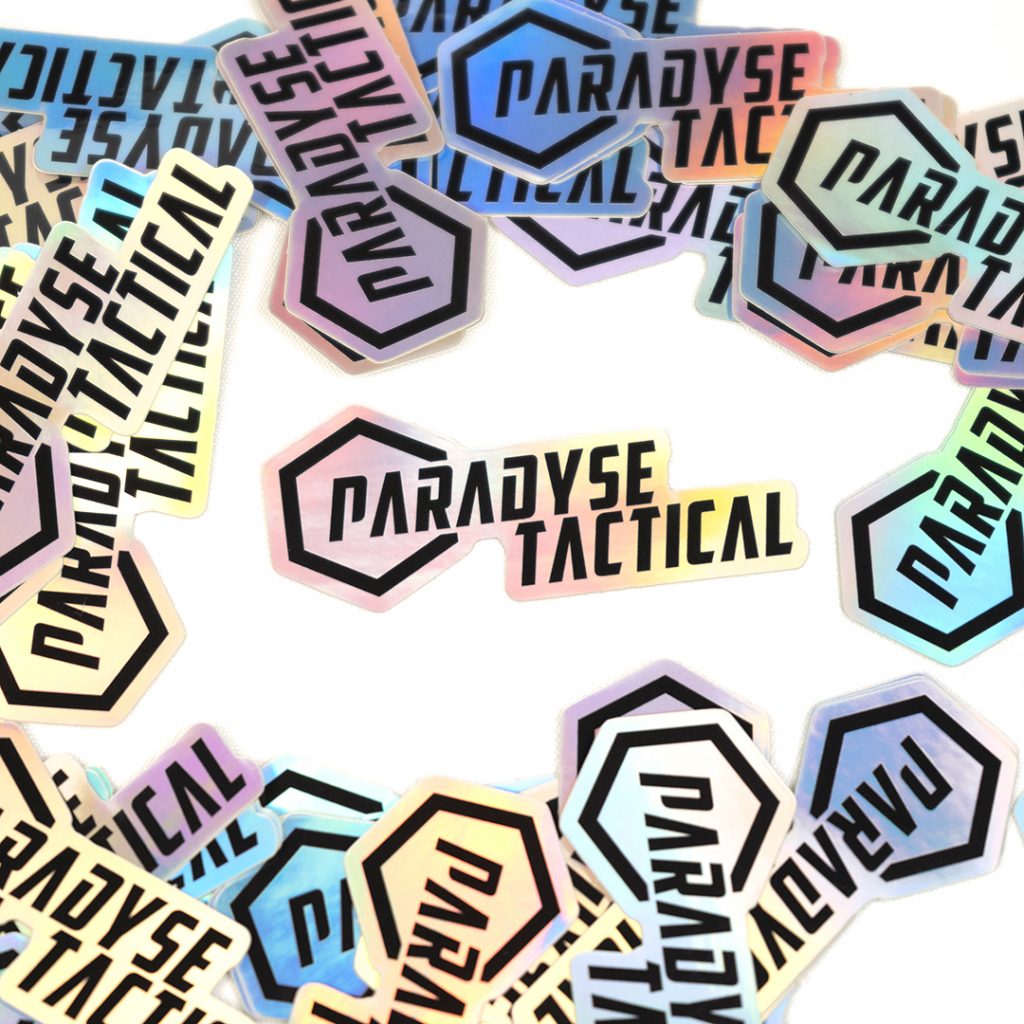 sticker holographic paradyse tactical