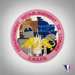 Patch personnalisé CNEFG Département Rétablissement de l'Ordre Octobre Rose - Paradyse Tactical