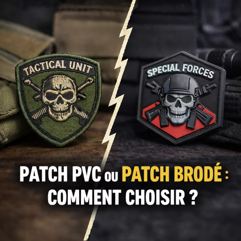 Patch PVC ou patch brodé