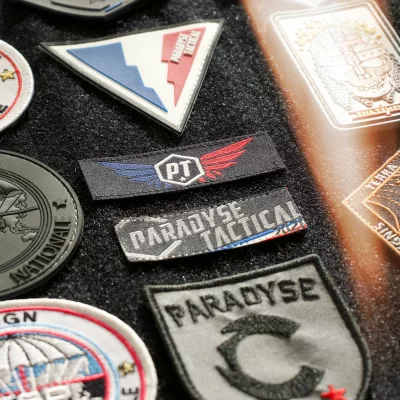 patch tissé personnalisé paradyse tactical