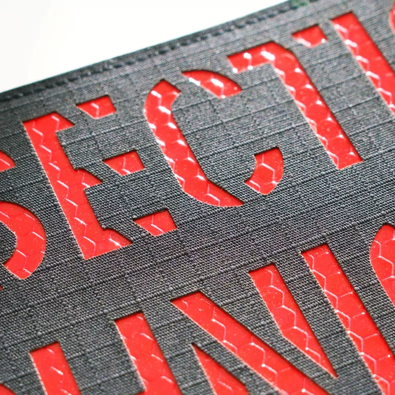 bandeau d'identification personnalisé laser cut paradyse tactical solutions