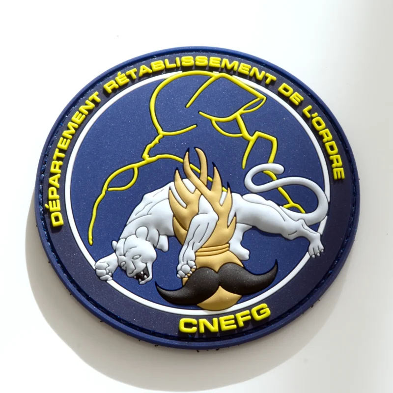 patch pvc movember cnefg gendarmerie nationale rétablissement ordre paradyse tactical