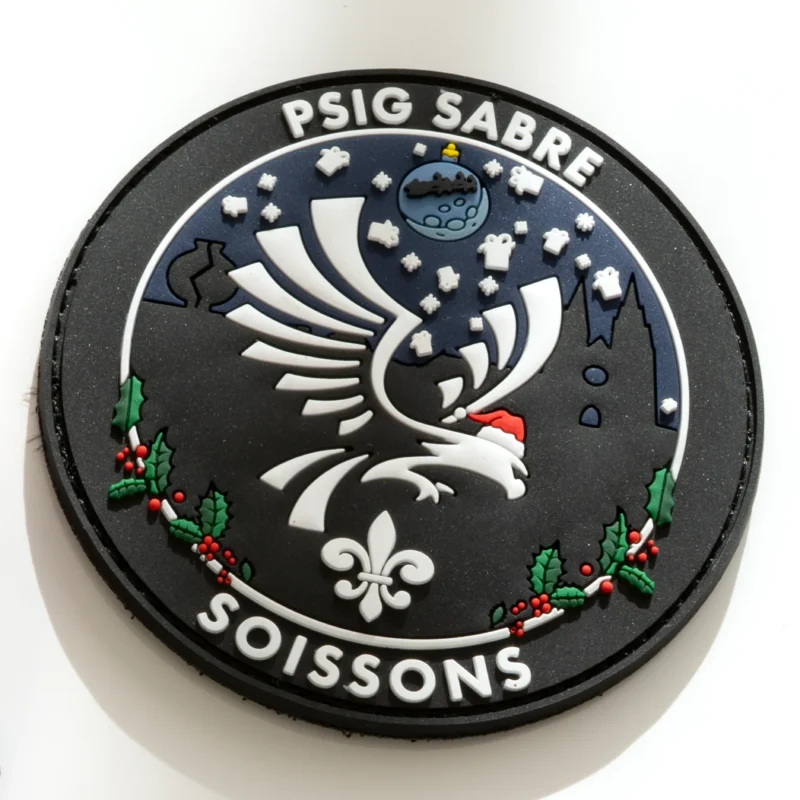 patch pvc noel psig sabre soissons gendarmerie nationale édition festive paradyse tactical